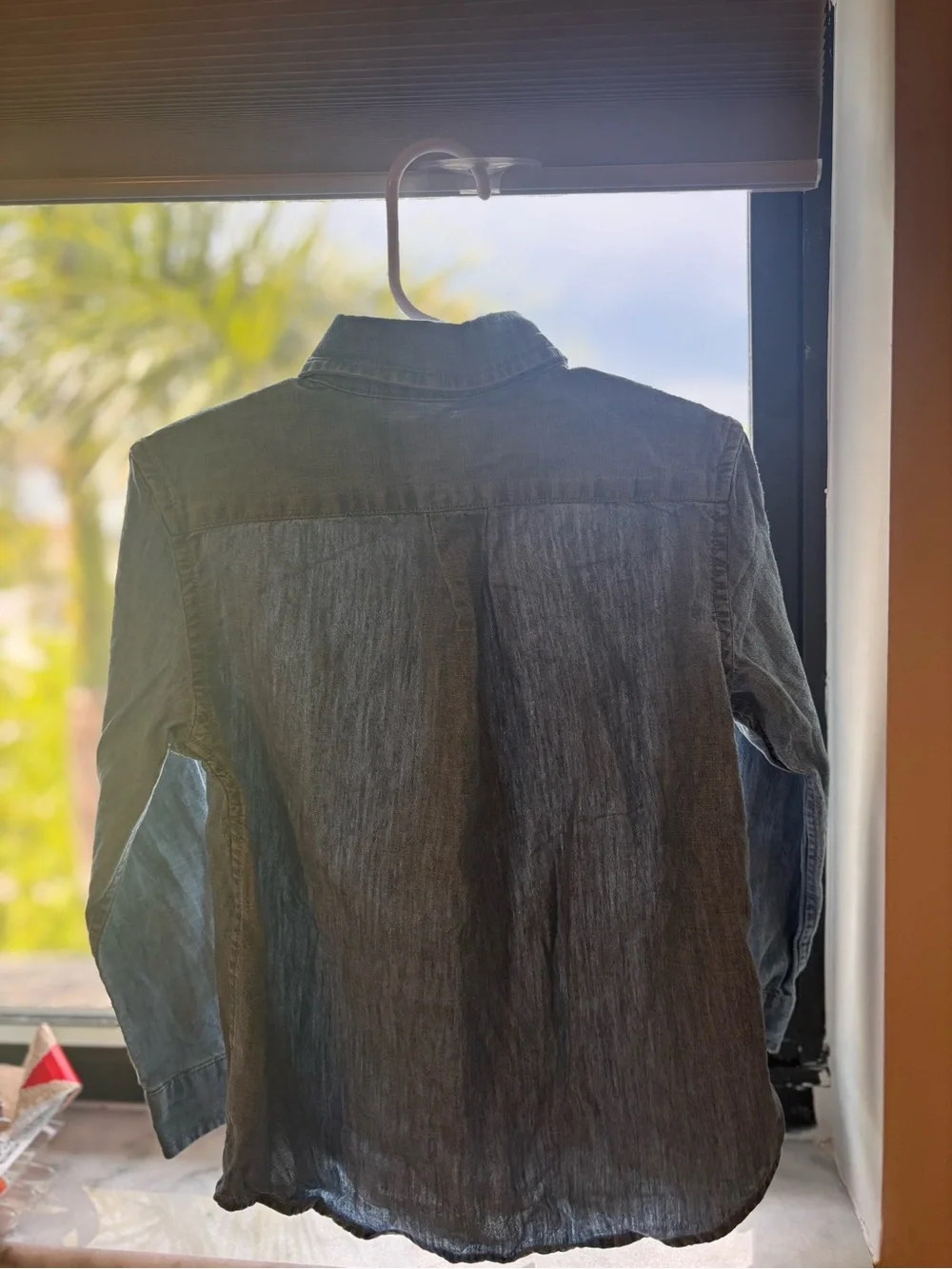Ralph Lauren Light Blue Button-Down Denim Shirt